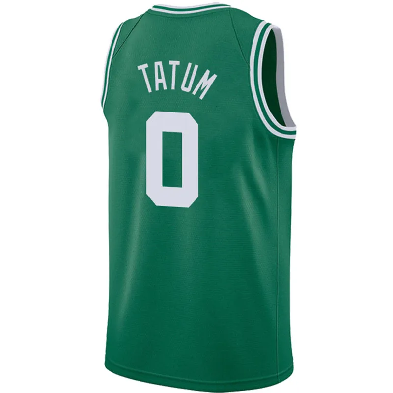 11 Kyrie Irvingly 0 Jayson Tatum JERSEY 20 Gordon hayard 7 Jaylen коричневые баскетбольные майки города - Цвет: 2018 NEW