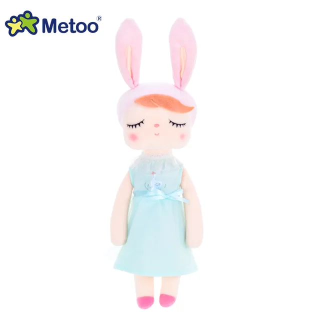 Кукла Metoo, плюшевые игрушки для девочек, милый мультяшный кролик Анжела, мягкие животные для детей, оригинальная коробка - Цвет: 912-23
