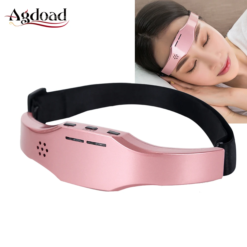 

Electric USB Rechargeable Head Massager Forehead Brain Relaxation For Stress Relax Improve Sleep Health Headache Eliminator