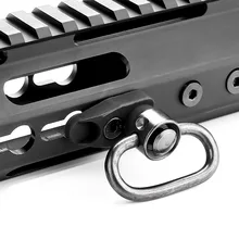 Страйкбол AR 15 Пистолет Аксессуары тактический Универсальный мини keymod rail адаптер крепление комплект с кнопкой QD Слинг поворотный для охоты