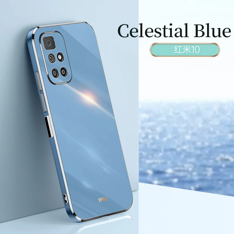 For Redmi 10 Case Cover High Quality Soft TPU Case For Xiaomi Redmi 10 Anti-fall Anti-fingerprint Camera Protection