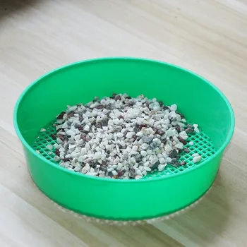

Soil Sieve Plastic Sieve Soil Sharpener Good Assistant Gardening Filtering Grass Green Soil Sieve Stone Mesh Garden Tool 1