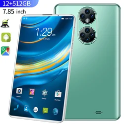 Tablette PC P50 de 7.85 pouces, avec double SIM, 512 go de ROM, GPS, 48mp, Google Play, 8800mAh, clavier compatible type c, Android Pad 
