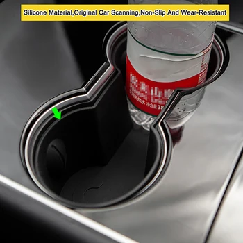 

Water Cup Holder For Tesla Model 3 Center Accessories Water Proof Car Coasters For Tesla Model Y Car Model3 Three 2020