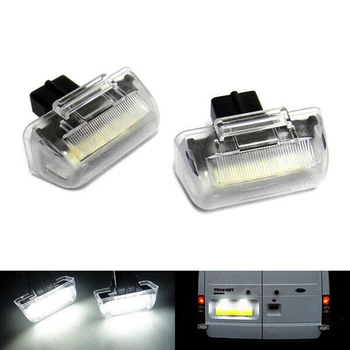 

2X LED Licence Number Plate Light White for Ford Transit Tourneo MK5 MK6 MK7 1995-14