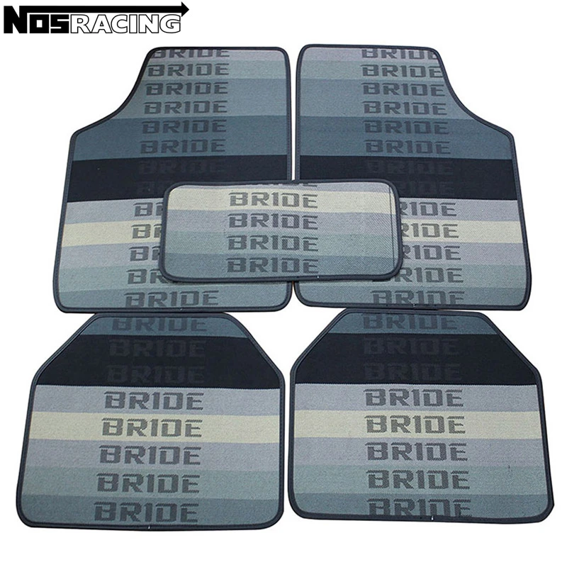Bride Car Floor Mats Jdm Sport Racing Tuning Auto Carpets Universal