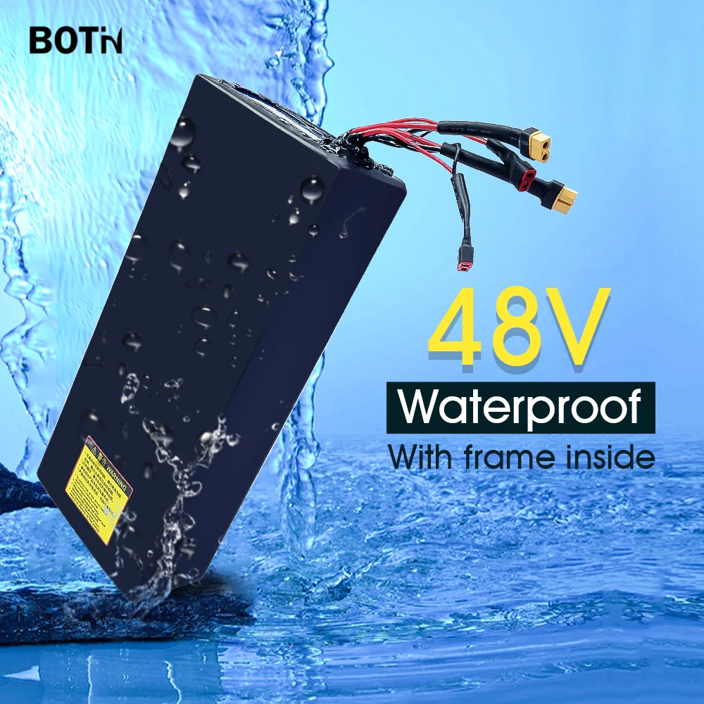 Botin 48v 18650 Lg Cell Electric Bicycle Battery Waterproof Lithium