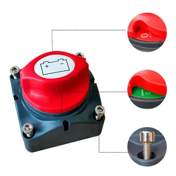 

300A Auto Boat Truck Yacht Battery Isolator Disconnect Power Cut Off Kill Switch