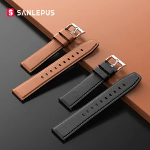 SANLEPUS מהיר שינוי אוניברסלי עור להקת שעון ספורט חכם שעון רצועת Smartwatch להקת (22mm)