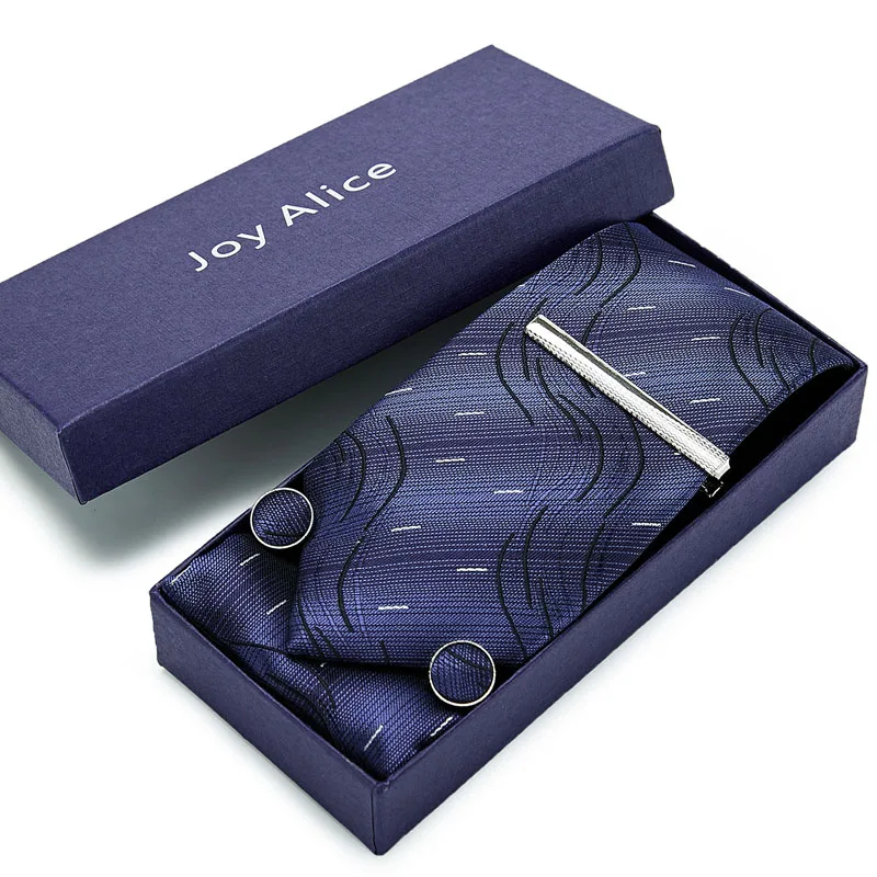 Подарочная коробка,, 8 см., Gravata, классический мужской галстук, узор в горошек, деловой, Свадебный, деловой ГАЛСТУК, набор, карманный, квадратный, набор, брошь