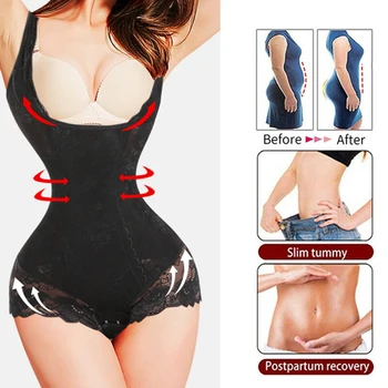 

Bodysuit Shapewear Women Waist Trainer Full Body Shaper Stomach Slimming Underwear Faja Shapewear Tummy Control Shaper Trimmer