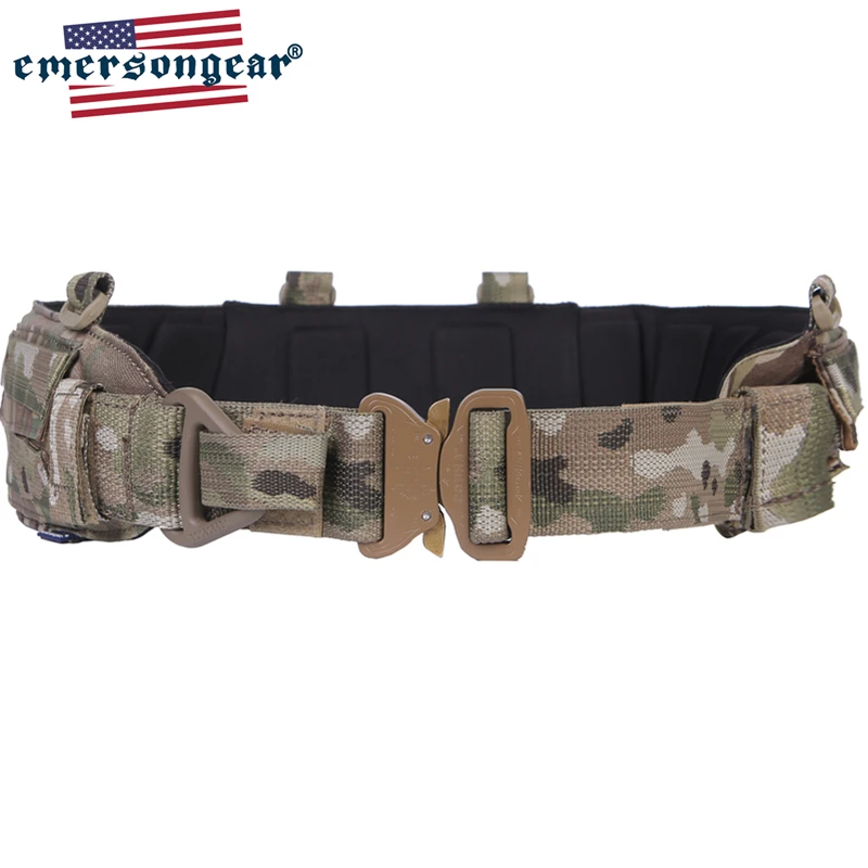 Emersongear тактический ремень Молл Боевой пояс с подкладкой Кобра пряжки 500D из