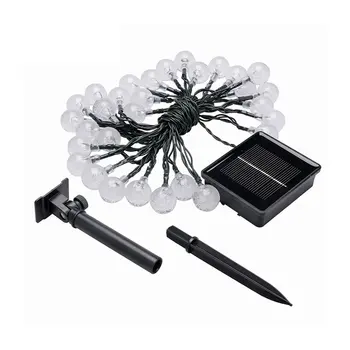 

Solar String Lights Outdoor Global Lights 30 LED Bubbles Crystal Ball Fairy Decoration Christmas Party Home Lawn