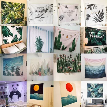 

$ Fashion Hanging Nordic Tapestry Plant Wall Hanging Cloth Home Decor Wallcloth Photography Background Cloth Bedroom Tapestries