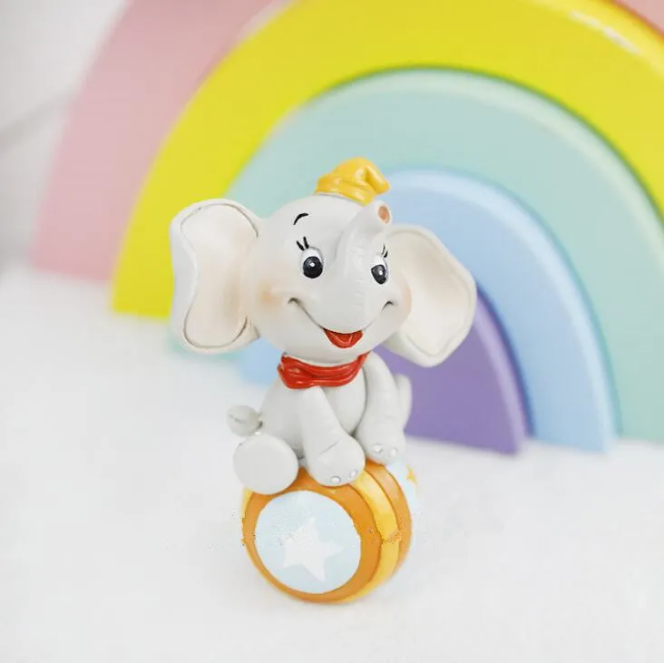 Топпер для торта Dumbo Радужный торт украшение детский душ день рождения девочки мальчика украшение - Цвет: 4