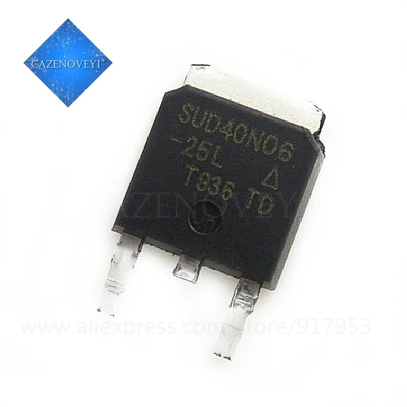 

10pcs/lot SUD40N06-25 40N06 TO-252 In Stock