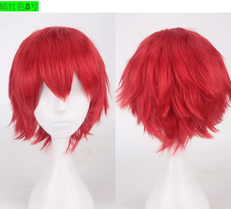 30CM 20 Colour Game Persona 5 Kurusu Akira Short Wig Cosplay Costume Heat Resistant  Hair Joker Amamiya Ren Men Wigs