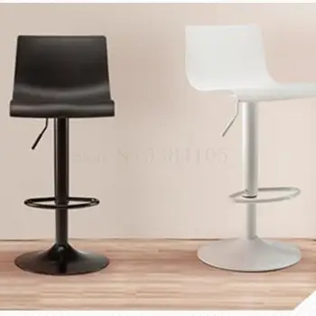 

Bar chair lift modern minimalist bar stool high stool bar chair rotating high stool Nordic bar chair