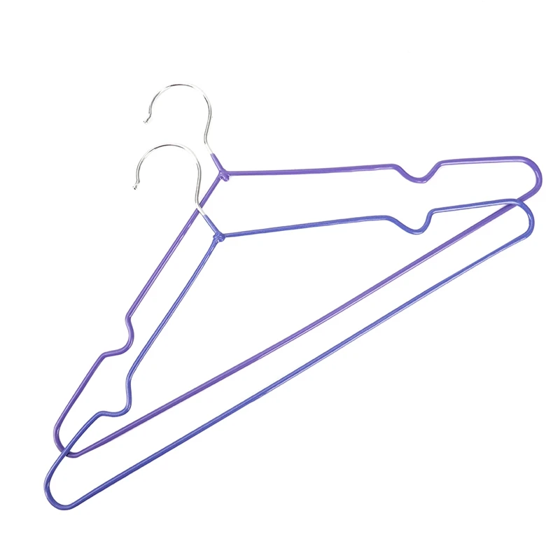 Stainless Steel Clothes Hanger Non-Slip Space Saving Clothes Hangers With Hook Closet Organizer Drying Racks