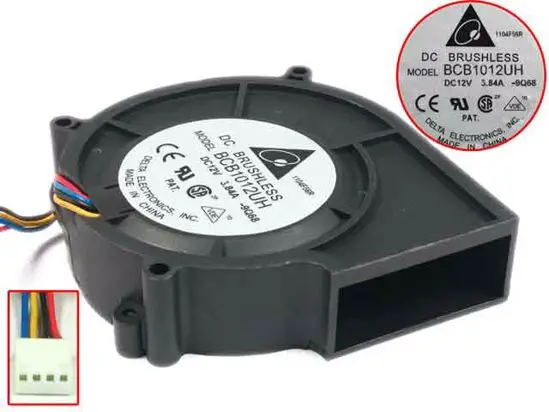 

Охлаждающий вентилятор для сервера Delta Electronics BCB1012UH 9Q68 DC 12В 3.84A 97x97x25 мм