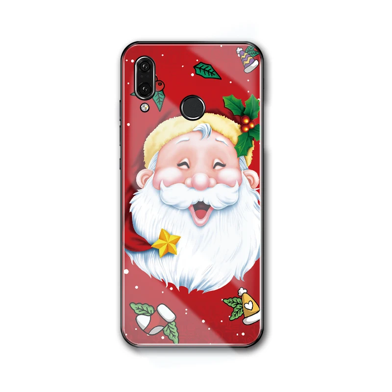 Для huawei P30 Lite чехол с Рождеством чехол из закаленного стекла для huawei mate 9 10 20 30 Pro huawei P9 P10 plus DIY Чехол