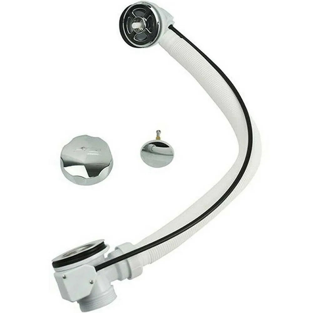 Новинка 55 см скрытая сливная трубка для ванны переливные отходы Выдвижная труба