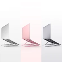 Portable Laptop Stand PC Folding Computer Riser Bracket For Notebook Cooling Alluminum Alloy Adjustable Mini Tablet Holder