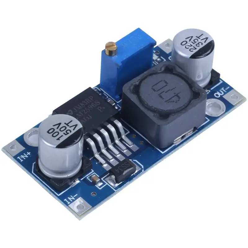 Новый-2 шт. LM2596 DC-DC понижающий преобразователь модуль питания LM2596S Регулируемый |