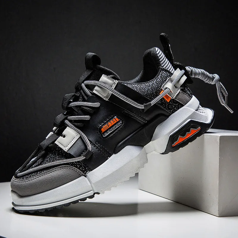 Kopen 2019 Nieuwe Casual Schoenen Herfst Mannen Mode Sneakers Ademend Licht Mesh Lace Up Gemengde Kleuren Flats Mannelijke Sneaker Casual Schoenen