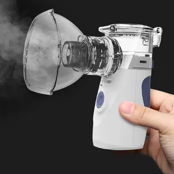 

Mini Handheld Nebuliser Steaming Tool Health Care Atomizer Portable Respirator Humidifier Adult Kid Inhaler Nebulizer