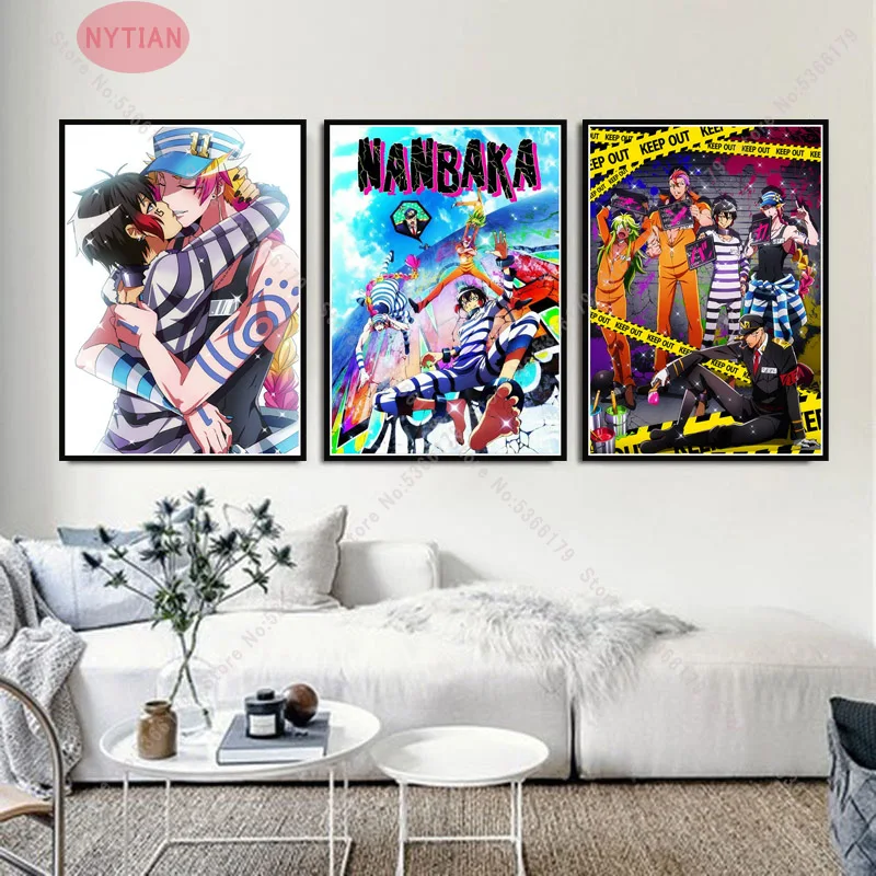 Nt792 Poster Prints Gift Detention House Nanbaka Jyugo Japan Anime Comic Painting Wall Art Canvas Picture Living Home Room Decor Painting Calligraphy Aliexpress