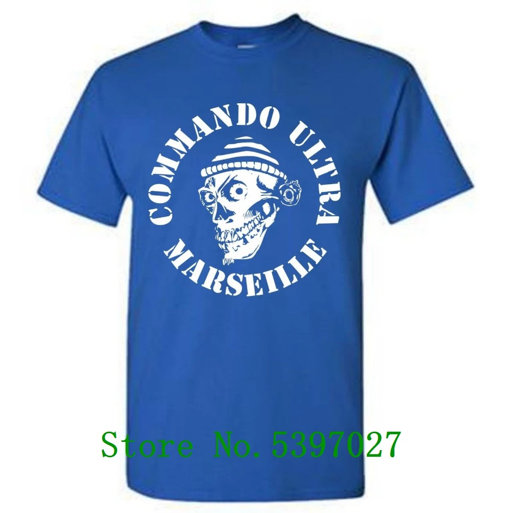 

Tshirt Homme 2020 New COMMANDO ULTRA 84 MARSEILLE ULTRAS FOOTBALLER FANS Print T Shirt Men Print cool tshirt mens t shirt
