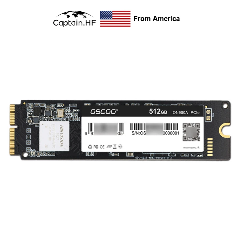 

US Captain NEW 256GB,512GB, 1TB SSD for Apple MacBook Air Pro Mac mini iMac Solid State Drive for Laptop, PC, Desktop