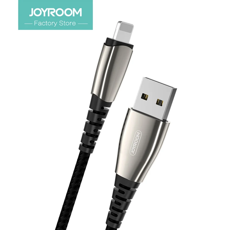 Зарядный кабель Usb joyрум из цинкового сплава и нейлона для зарядки передачи