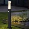 15W LED Garden Lawn Lamp Modern Waterproof IP65 Aluminum Motion Sensor Pillar Light Outdoor Courtyard Villa Landscape Light 2