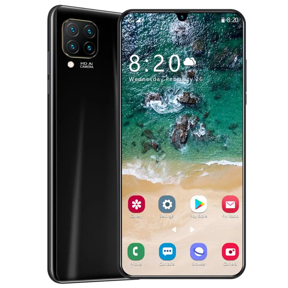 2020 New R30PRO Mobile Phone 8GB 256GB Dual SIM