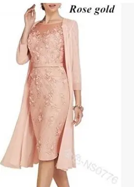 rose gold mother of the groom dresses