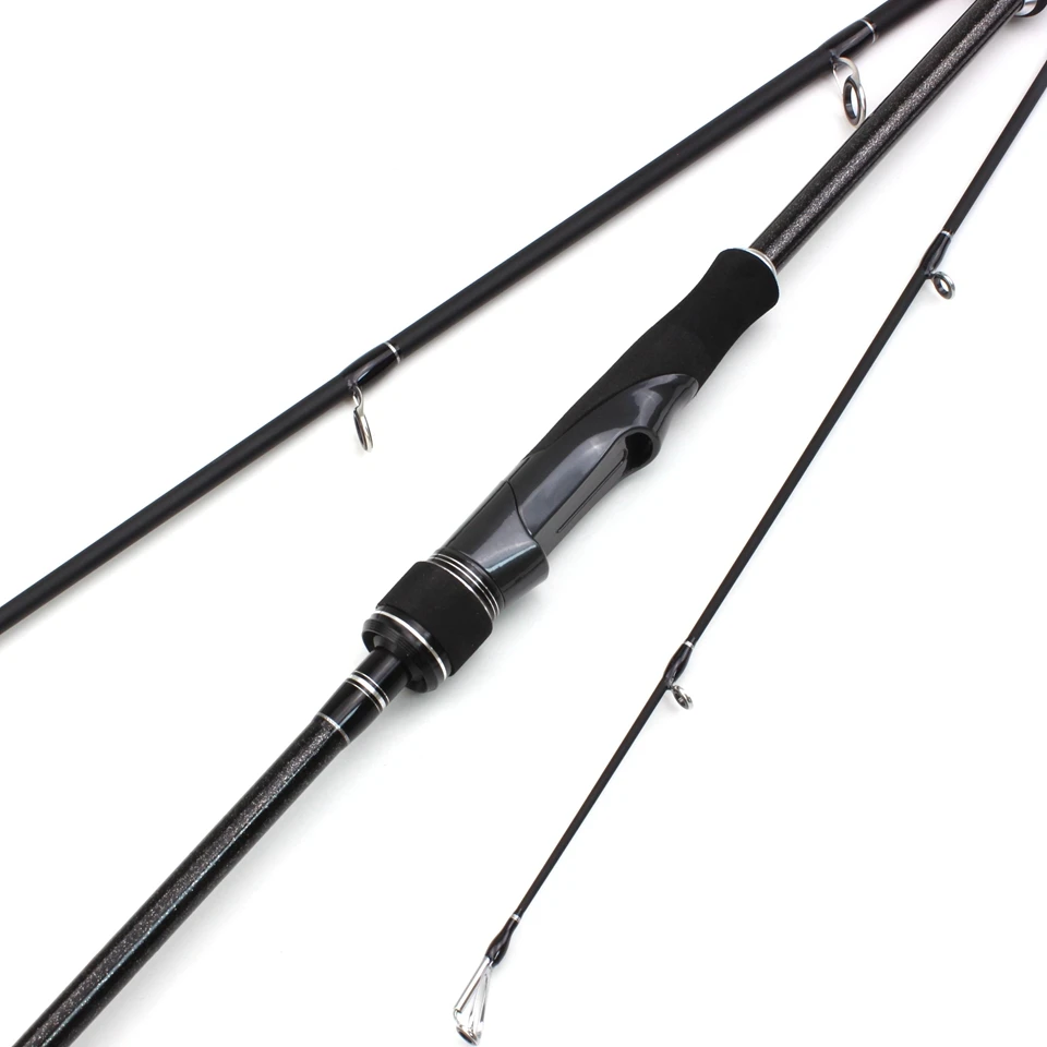 

1.8M lure Spinning Casting Fishing Rod H/MH power Weight 7-35g 2 Sections Carbon Fiber Trout Rod fast Heavy pole