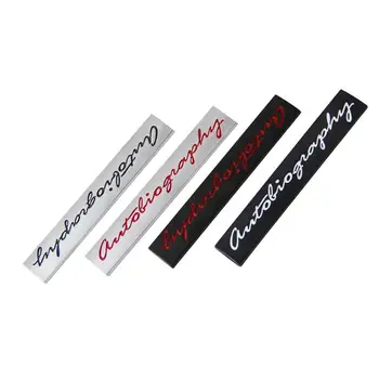 

30pcsx3D Autobiography Metal Car Badge Emblem Sticker