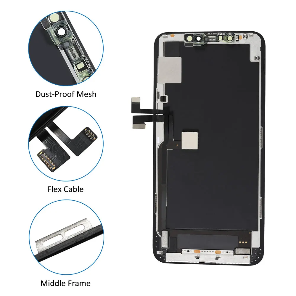 Mobile Phone LCD For iPhone 11 LCD Display Touch Screen Assembly Digitizer Glass Replacement For iphone 11 Pro Max LCD Pantalla