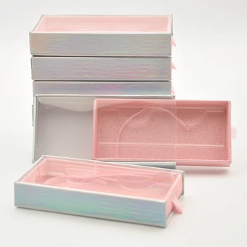 

Wholesale Eyelash Packaging Box Lash Boxes customize Logo Private Label Faux Cils 25mm Mink Eyelashes Package Drawer Case Vendor