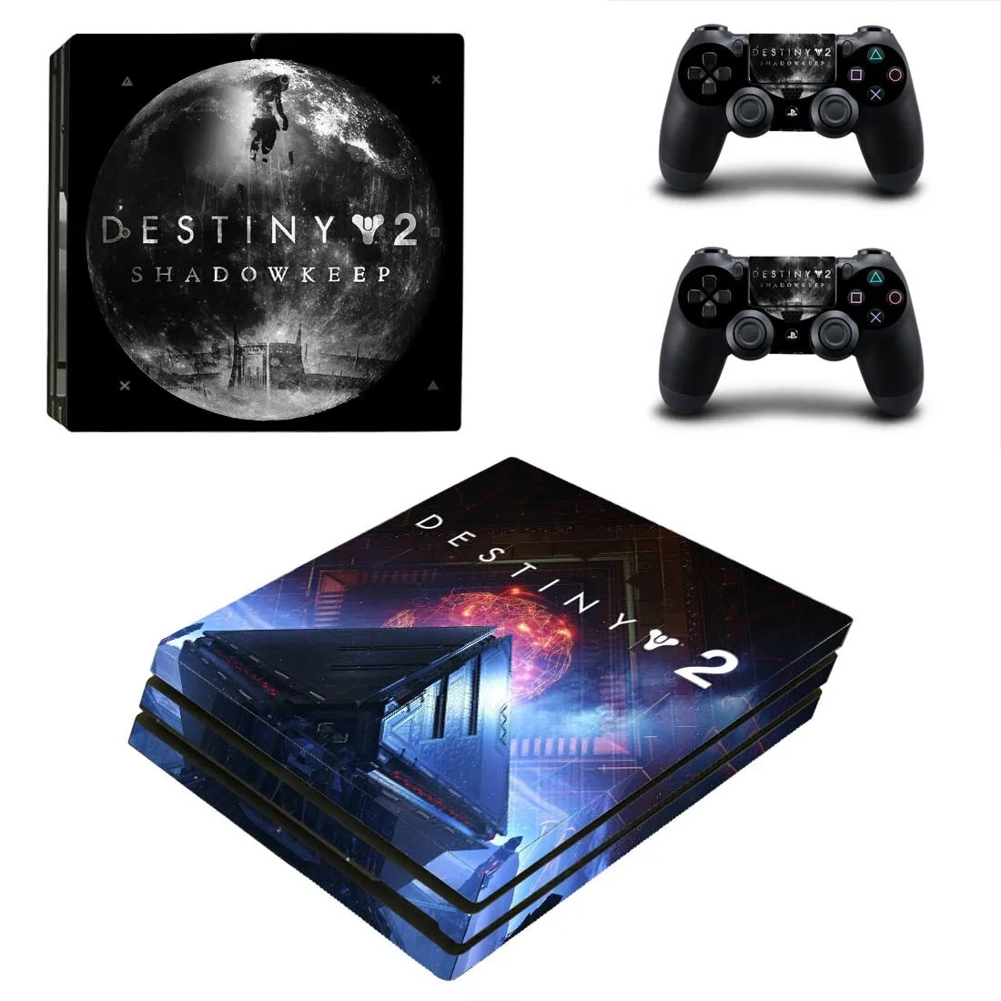 Destiny 2 Shadowkeep PS4 Pro Стикеры s Play station 4 кожи Стикеры наклейки для Игровые приставки 4 PS4 Pro консоли и контроллера