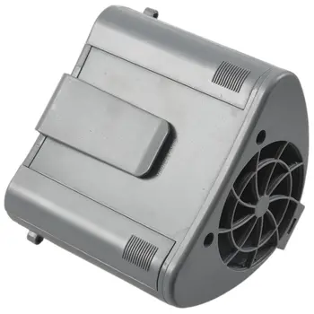 

Portable Mini Mobile Air Conditioning Small Fan Usb Rechargeable Hanging Waist Personal Fan For Travel And Outdoor Camping blue