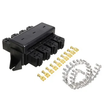 

Car Fuse Relay Holder Plastic 20 Slot Circuit Box Protector Replacement