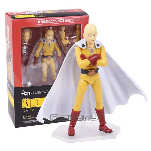 figma 310 One Punch Man Saitama PVC Action Figure Collectible