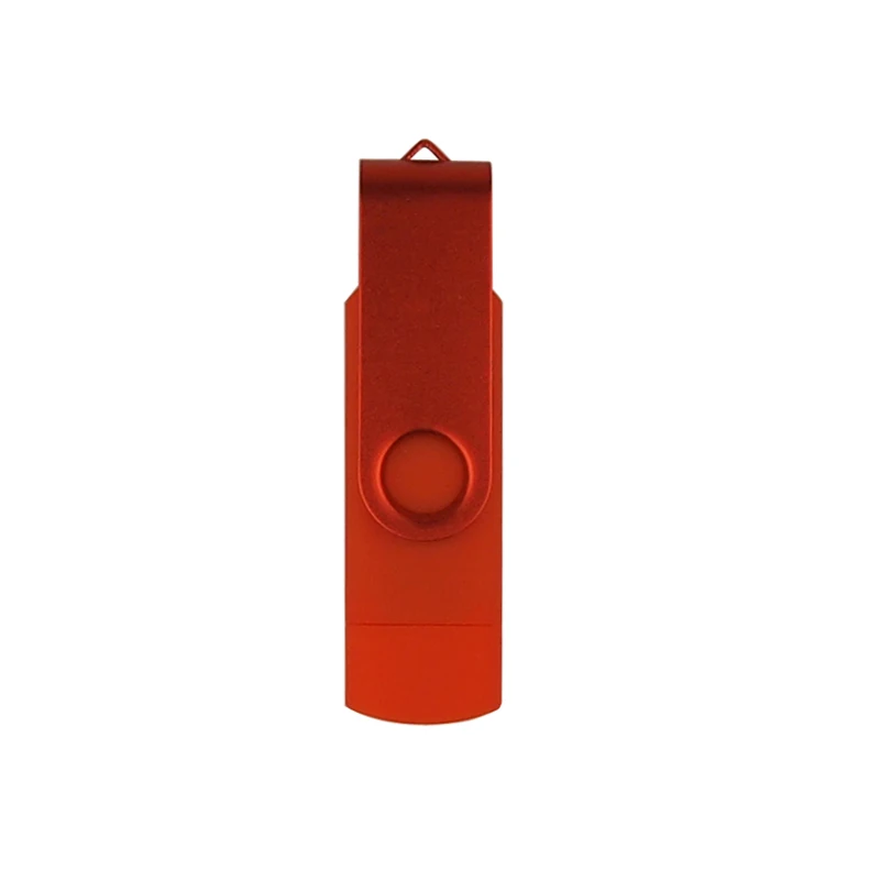 Флеш-накопитель OTG 2,0 64 ГБ 32 ГБ Micro Flashdrive 8 ГБ 16 ГБ 4 ГБ USB флеш-накопитель для Android PC TF/SD карта адаптер адаптеры для мобильных телефонов - Цвет: orange