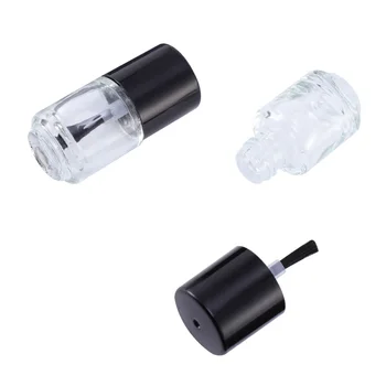 

15pcs 5ml Glass Nail Bottle Empty Nail Polish Bottle with Brush (Round Cap)