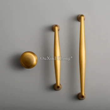 

Retro Vintage 2PCS European Solid Furniture Handles Cupboard Wardrobe Closet Drawer Kitchen TV Cabinet Pulls Handles and Knobs