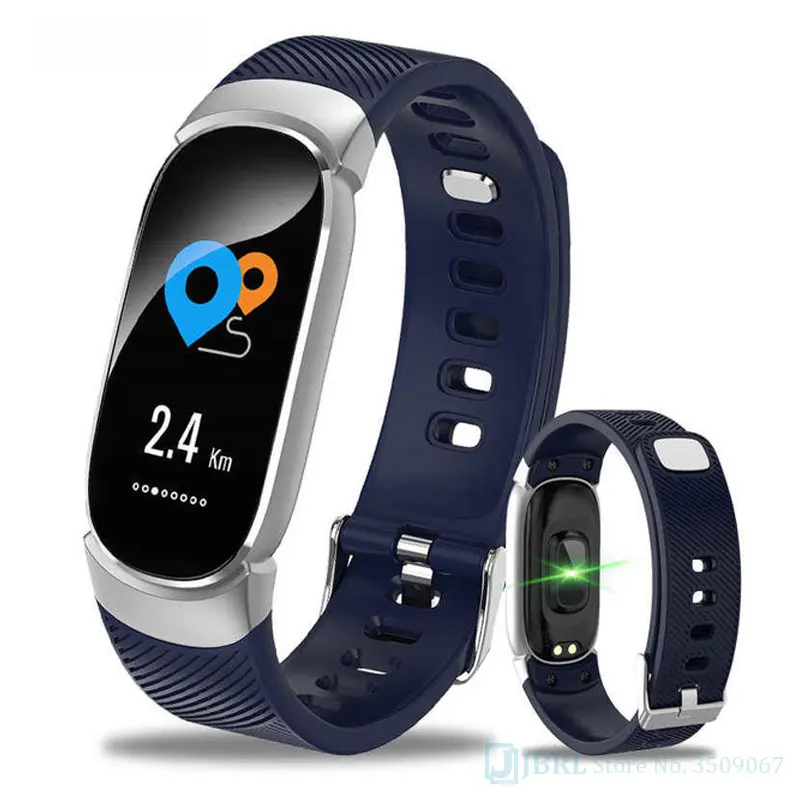 Фитнес трекер Удаленная камера Smartband часы для девочек фитнес браслет Android IOS смарт