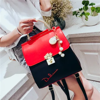 

2019 spring new fashion small backpack female wild college wind multi-purpose leisure small backpack travel bag